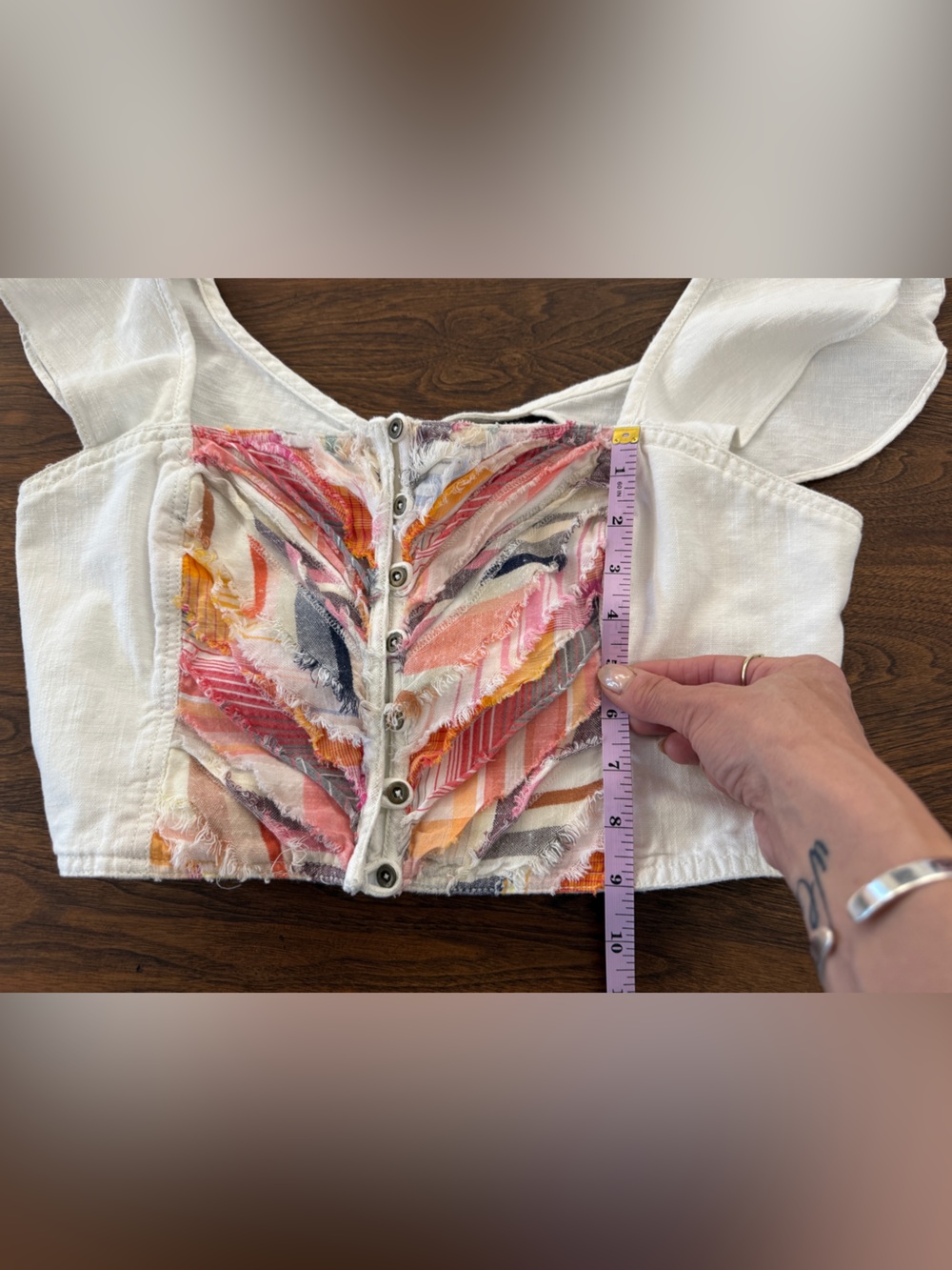 Pilcro Patchwork Apron Tank - Picture 15 of 15